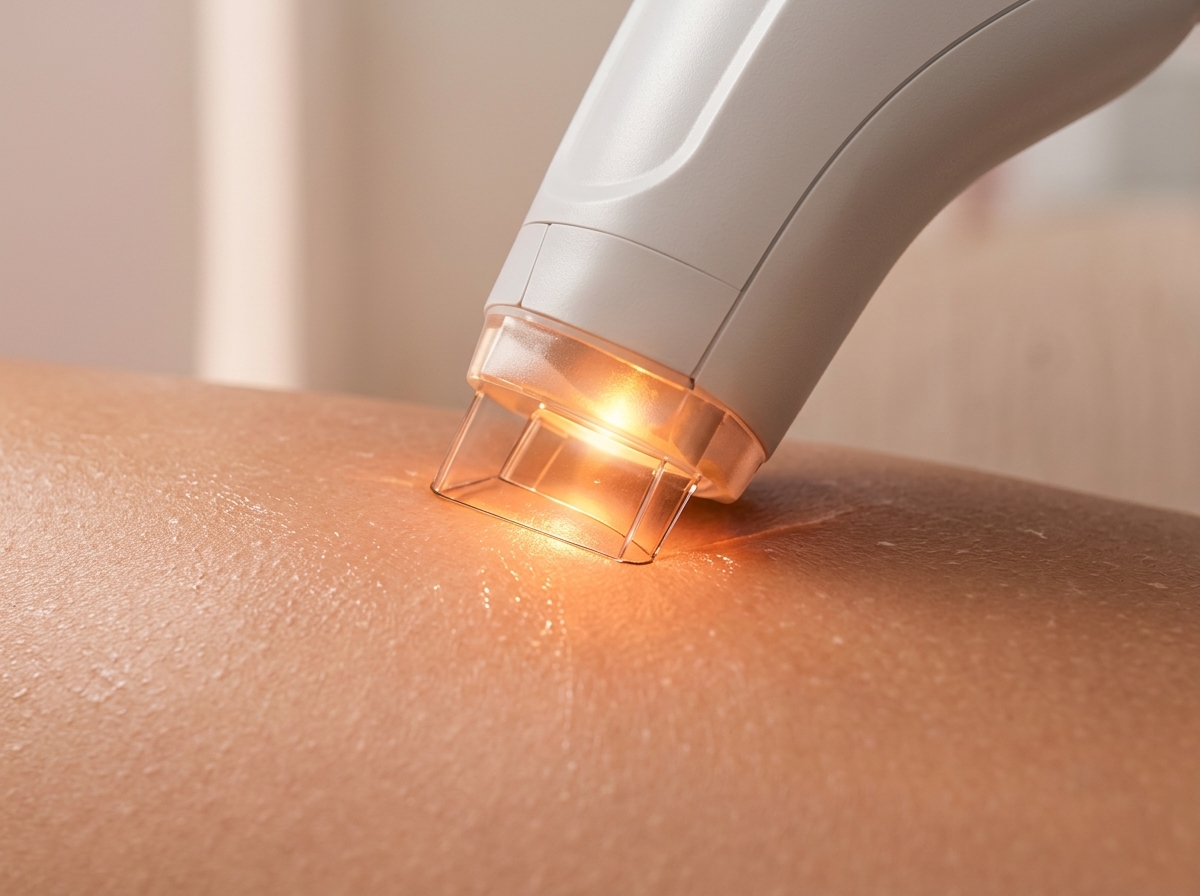 Diodenlaser Handstück mit Kontaktkühlung